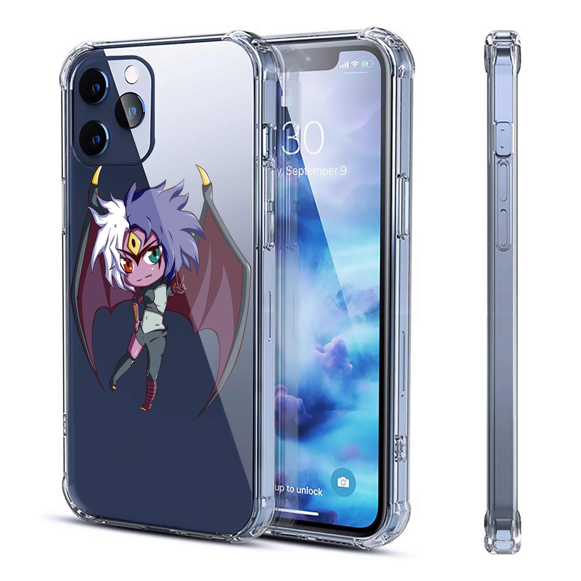 （画像用） 遊☆戯☆王 Yu-Gi-Oh! 【iPhone 12シリーズ対応】透明スマホケース（クリアソフトケース）